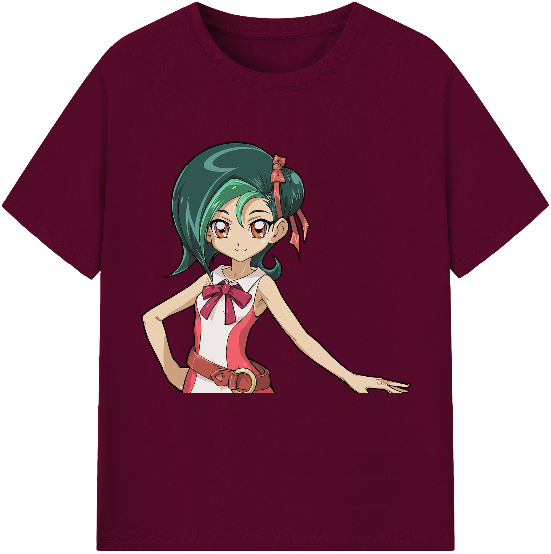 （画像用） 遊☆戯☆王 Yu-Gi-Oh! レディースカジュアルプリントTシャツ（綿100％）